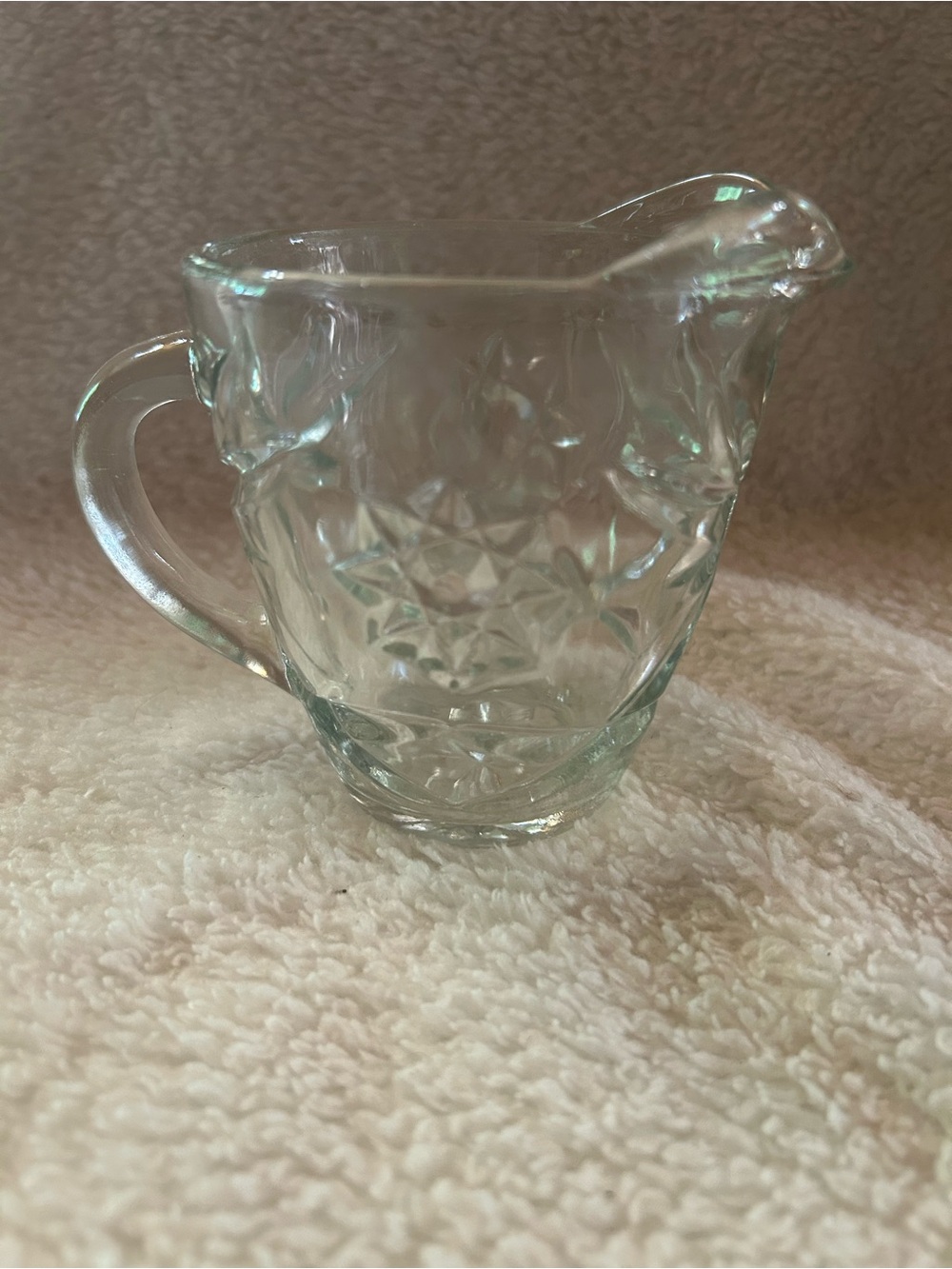 Vintage Anchor Hocking glass creamer